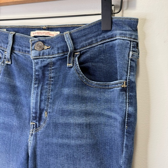 Levis 720 High Rise Super Skinny Denim Jeans Size 28 - Picture 10 of 16